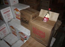 Оперативниками Советского района изъято около 10 тысяч литров контрафактного алкоголя. (ФОТО)