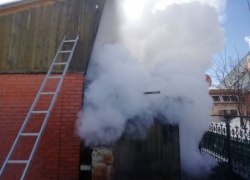 Новости из Алябьевского: Пожар в жилом секторе